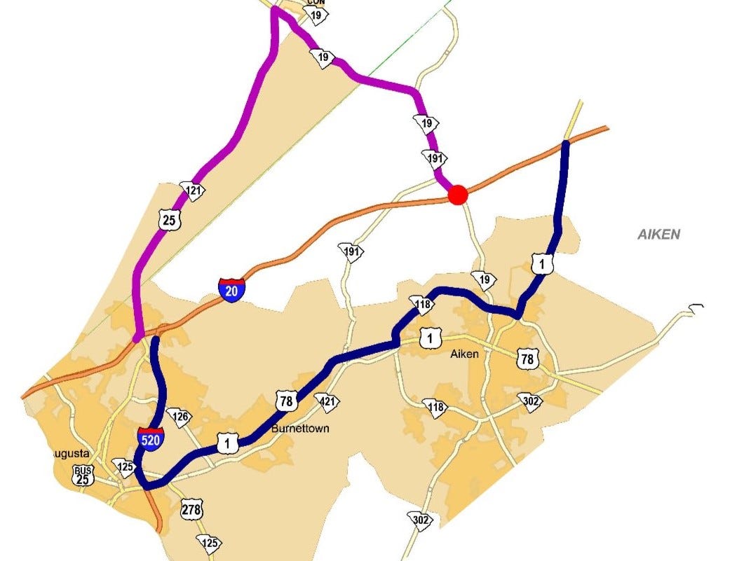 SCDOT suggests these detour routes around debris from bridge collapse