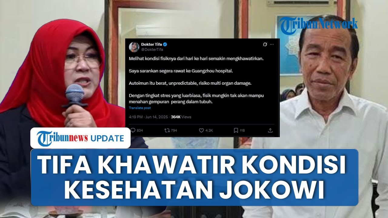 Dokter Tifa Beri Obat Keajaiban Kepada Jokowi, Syaratnya Bertobat