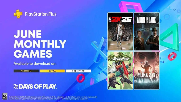 Upcoming games on PlayStation Plus June 2025