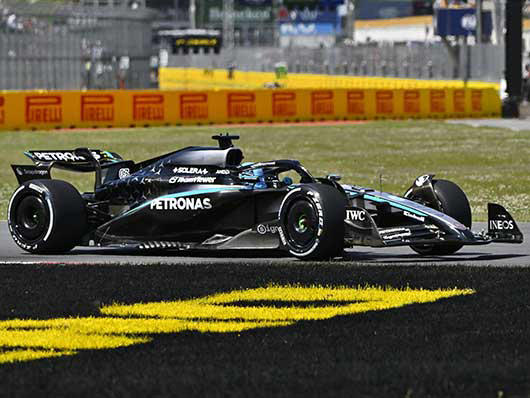 George Russell fue el vencedor del GP de Canadá 2025. (Reuters)