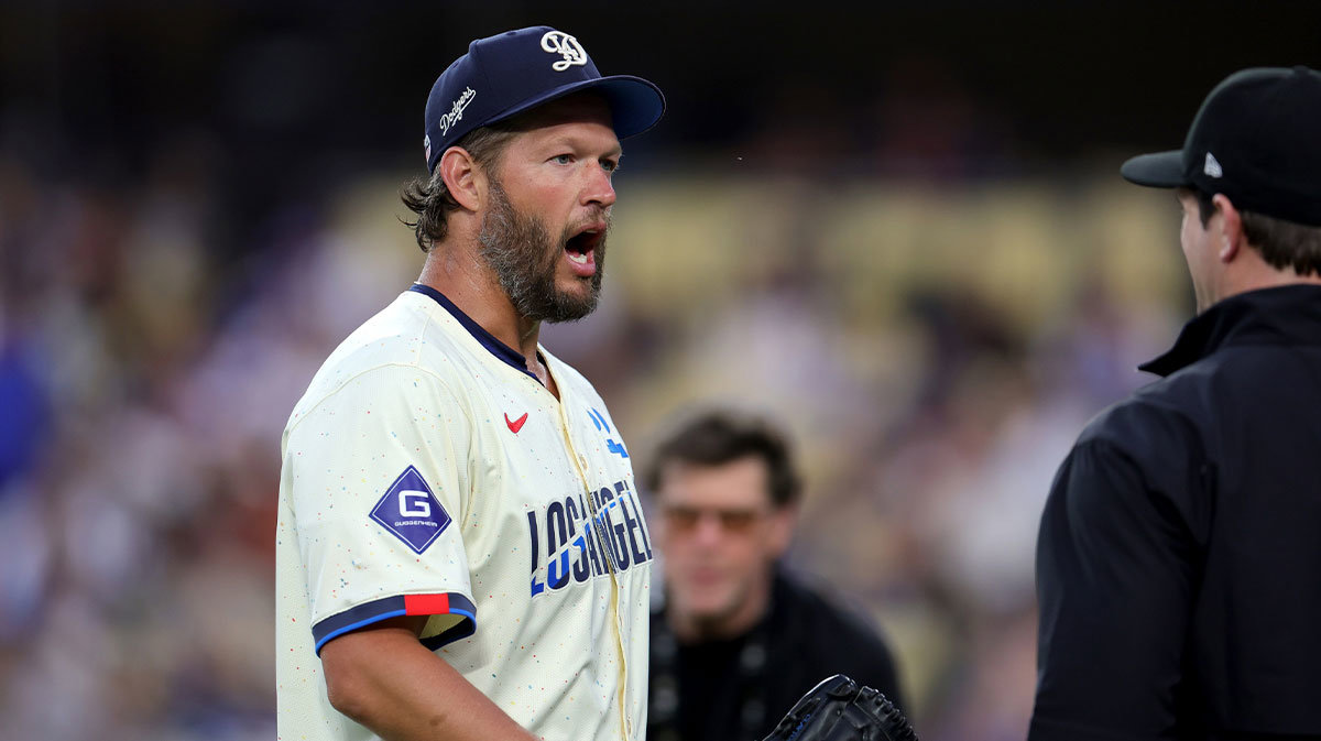 Dodgers Clayton Kershaw goes full self defense for wild catch Dodgers Clayton Kershaw goes full self defense for wild catch