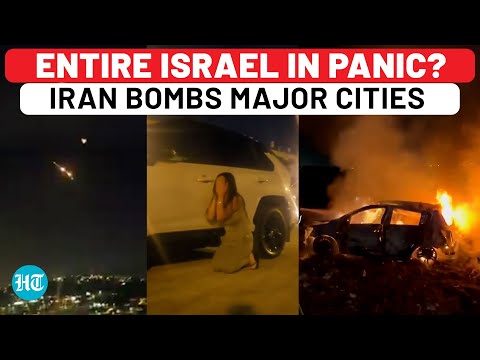 Iran Bombs Major Cities As Sirens Sound In Entire Israel; Fires, Panic