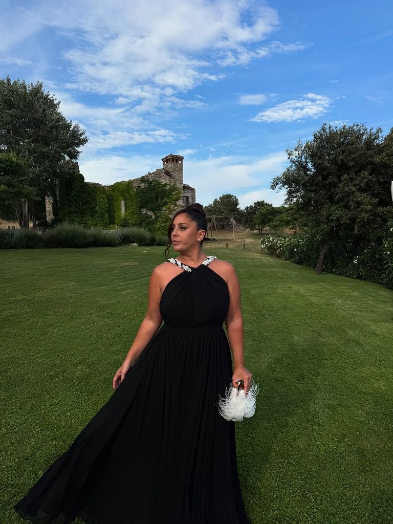 Anabel Pantoja en la boda de su amiga Susana Bicho