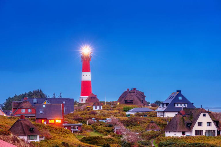 Houses on the island of Sylt