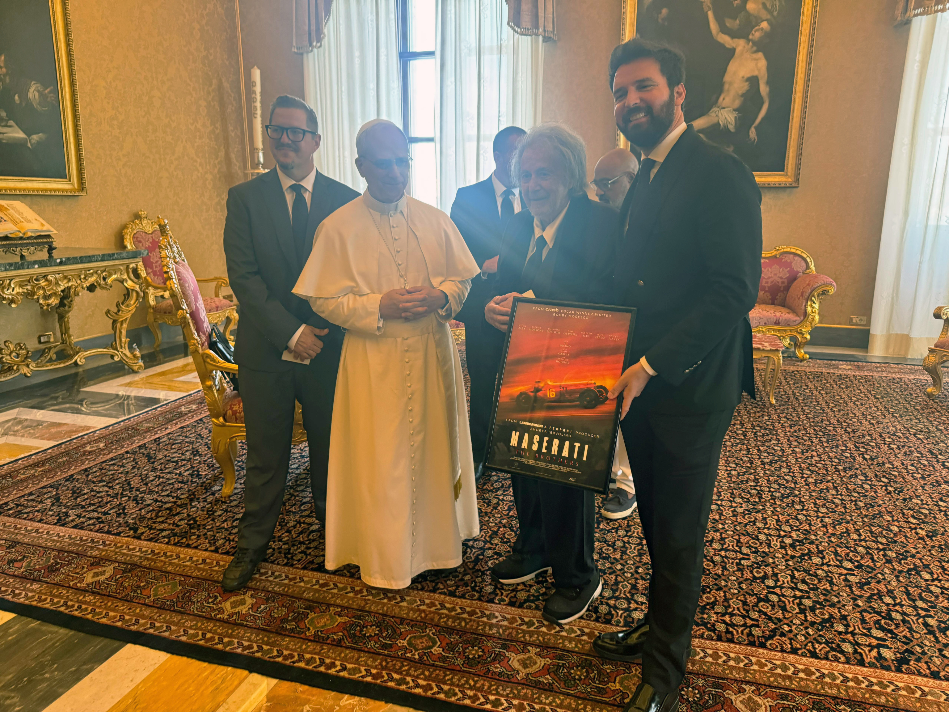 Al Pacino ricevuto in udienza da Papa Leone
