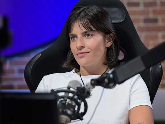 Lola del Carril en una narración. (Foto de IG: @lolaadelcarril)