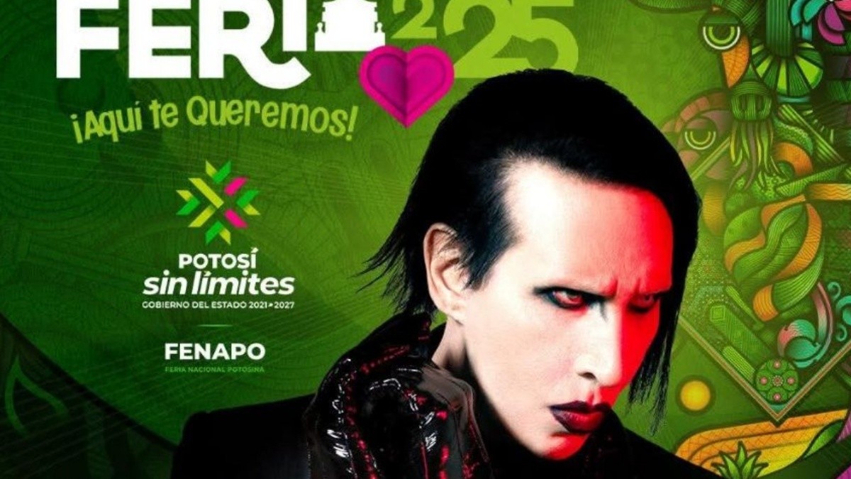 Iglesia Católica pide cancelar concierto de Marilyn Manson en San Luis Potosí