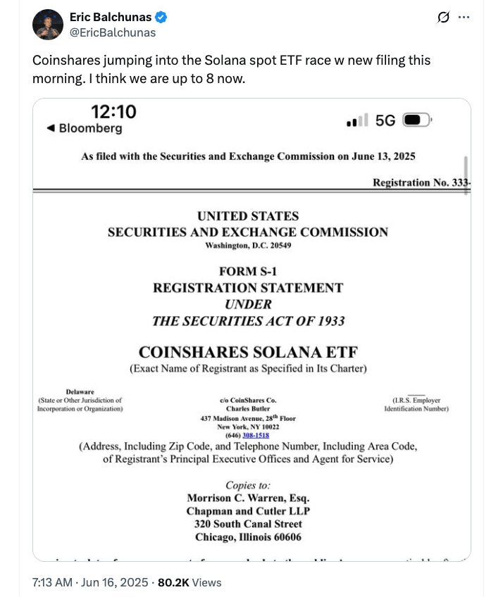 Trump’s Truth Social files S-1 for dual Bitcoin and Ether ETF