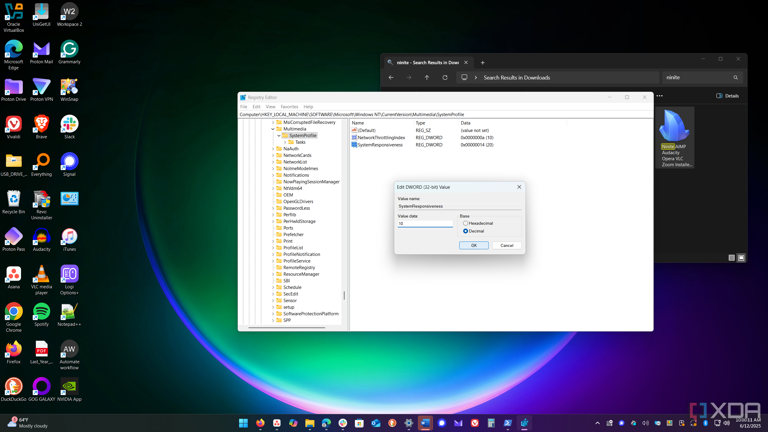 Shows disabling background apps