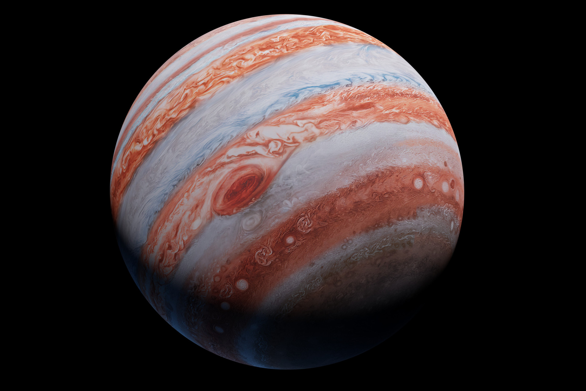 Jupiter as you've never seen it before from NASA's Juno spacecraft