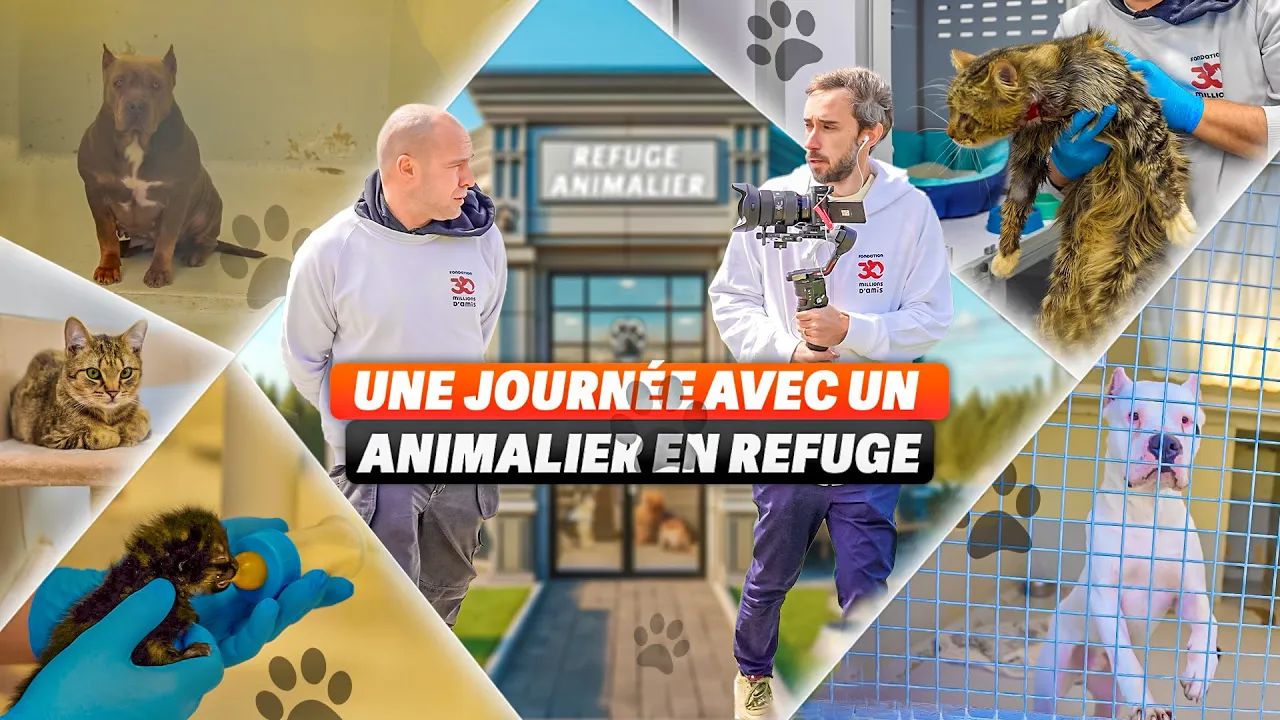 Une journée dans un refuge avec un soigneur animalier — free download
