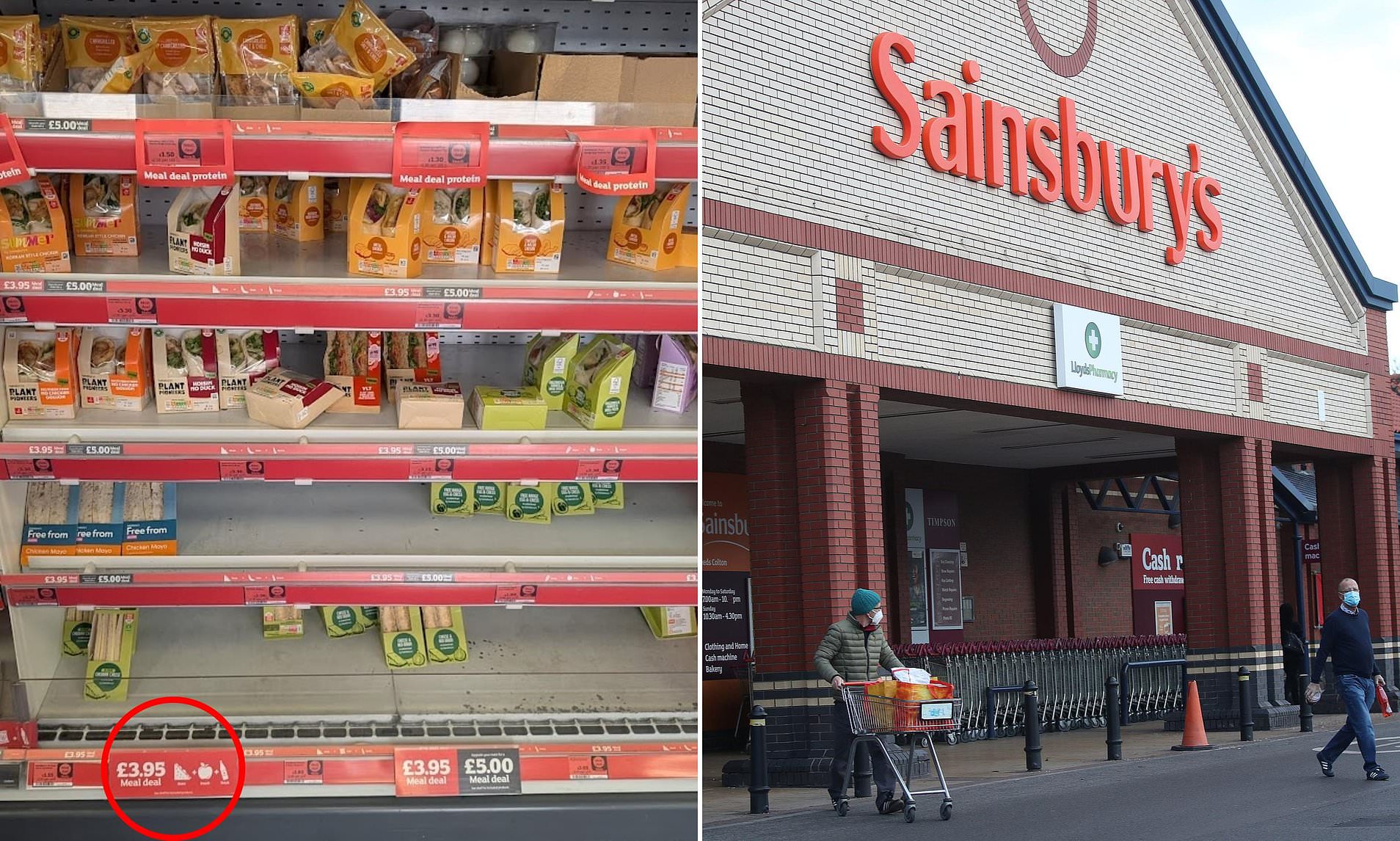 Shoppers furious after spotting new supermarket lunchtime meal deal price(00)
