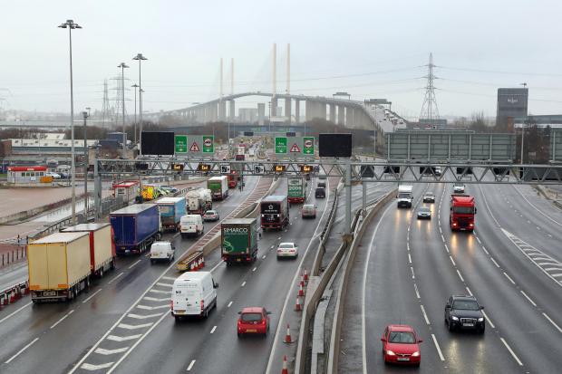 Reports of closure at Dartford Crossing causing growing delays