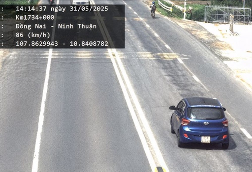 258 ôtô dính phạt nguội nửa đầu tháng 6 trên Quốc lộ 1 qua Bình Thuận