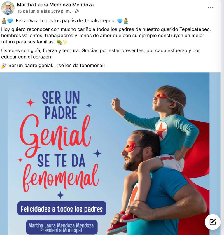 Última publicación de Martha Laura Mendoza en redes sociales. Foto: Captura de pantalla