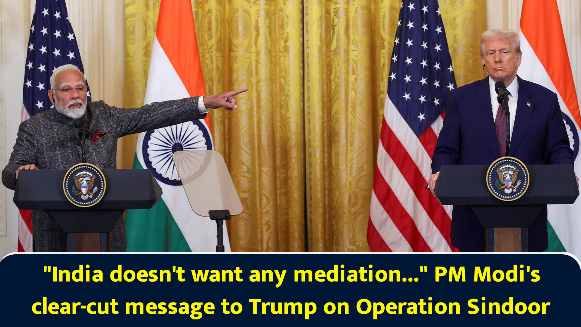 PM Modi directly calls out Trump’s ‘mediation’ claim between India ...