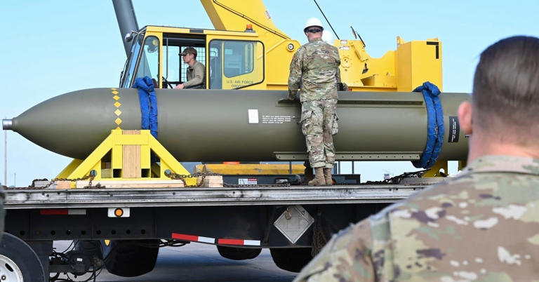 What is the 30,000lb US bunker-buster bomb Trump used in strikes on Iran?