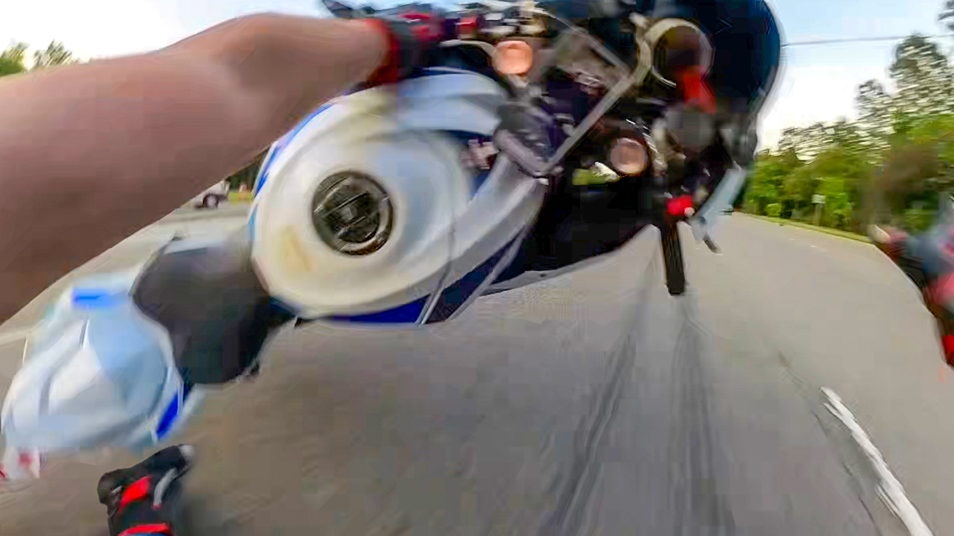 Biker Tries To Show Off A Wheelie And Fails Badly