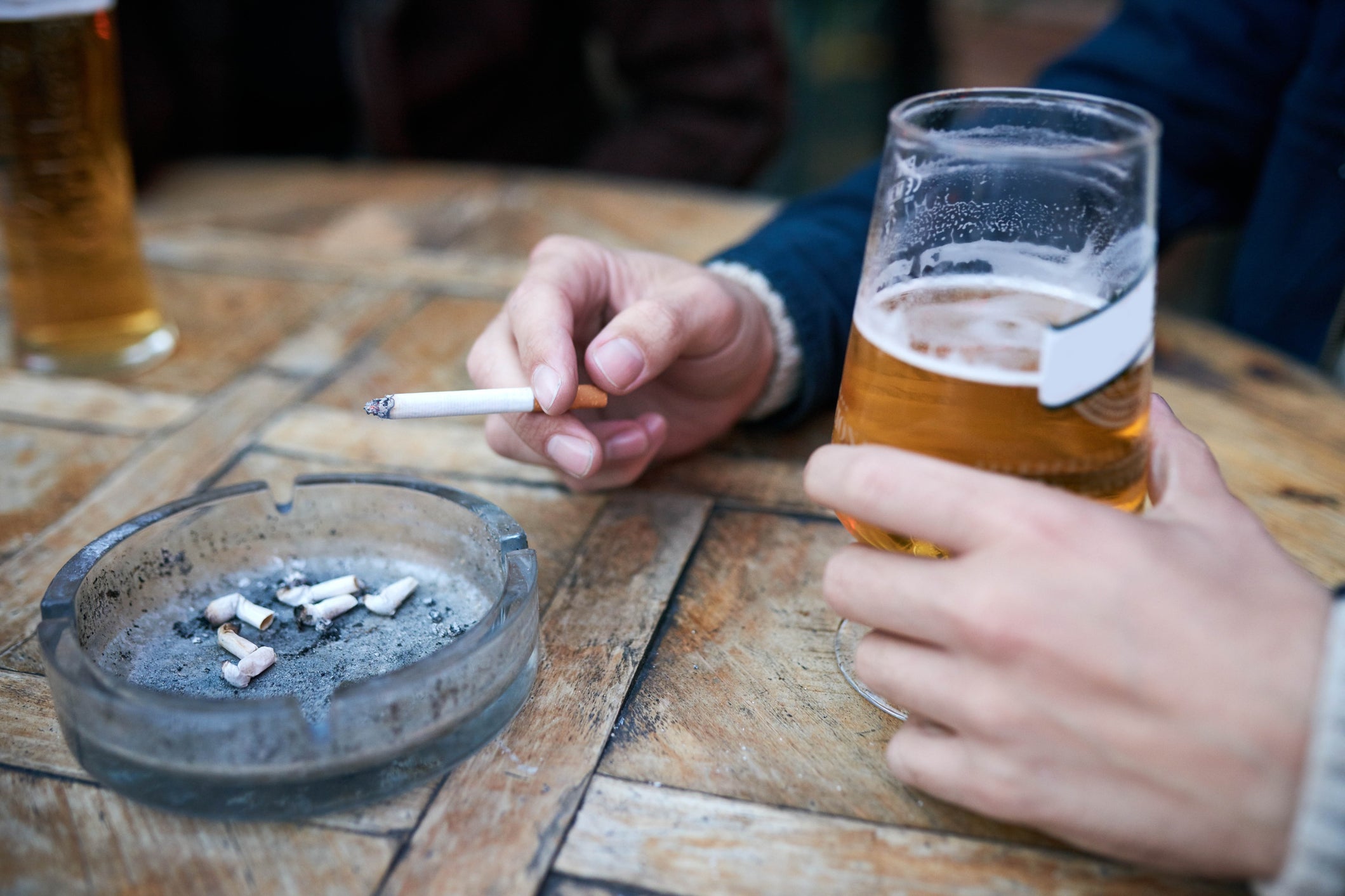 Smoking also significantly raises the risk of liver cancer (Getty Images)
