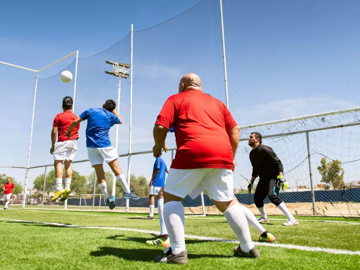 Image for Man loses over 50 kg in a year with a unique football game strategy