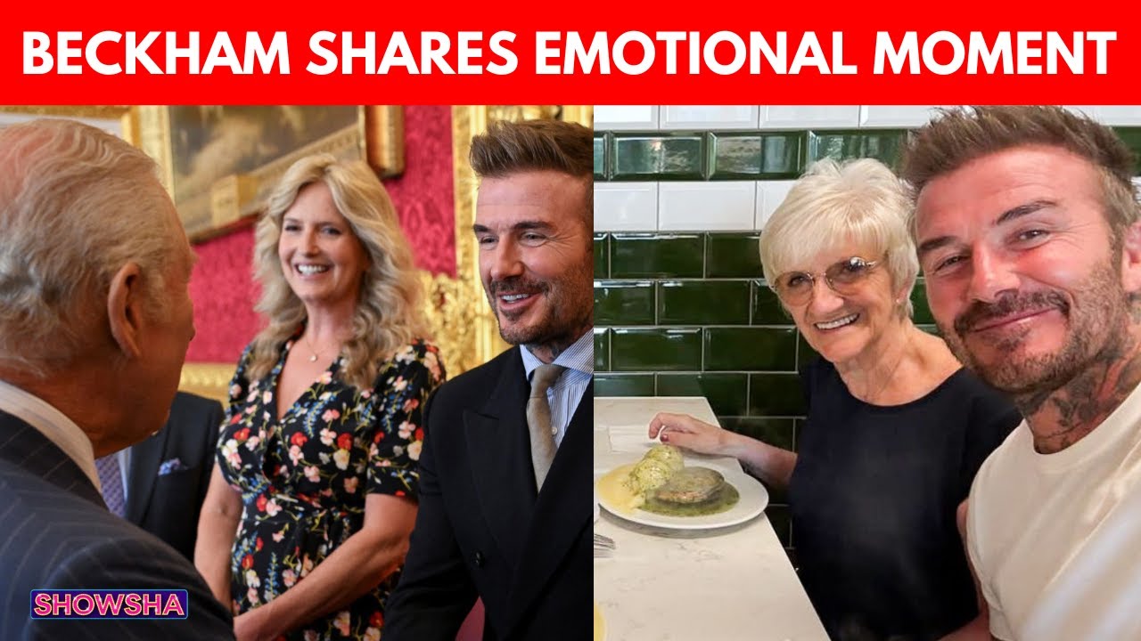 Sir David Beckham Opens Up On His Mother’s Emotional Reaction To