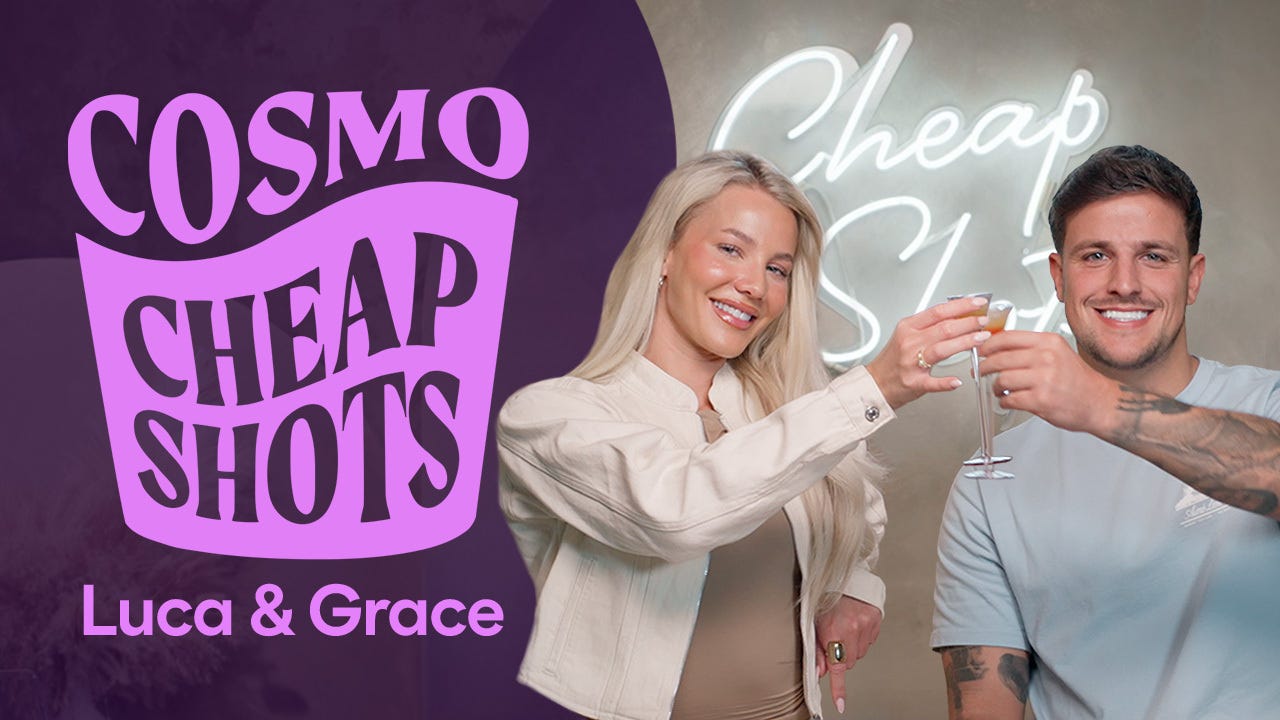 Love Island’s Luca Bish & Grace Jackson Spill Tea or Take Shots Cheap