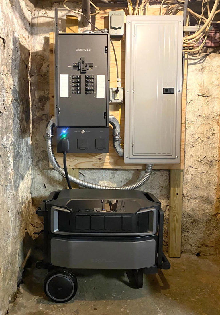 Setting up a portable solar generator to back up your home is easier ...