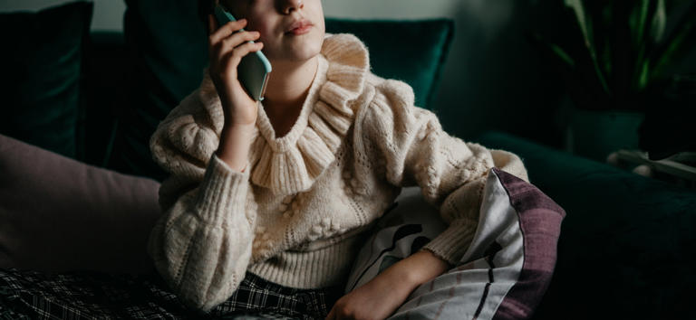 STOCK PHOTO/Getty Images - PHOTO: A teenager speaks on a phone in an undated stock photo.