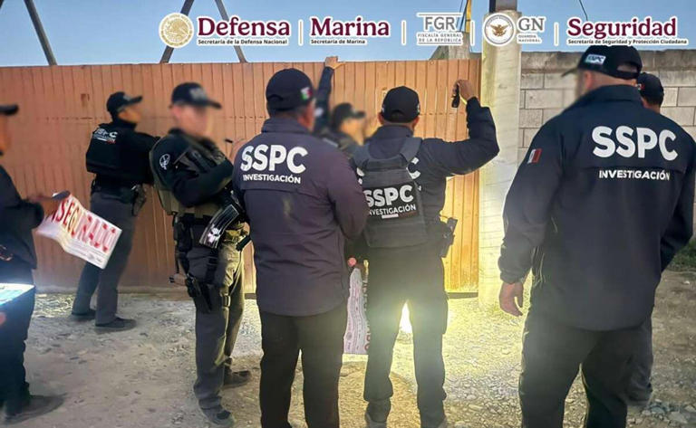 Orden de cateo en el municipio de Allende, Nuevo León. Foto: Especial