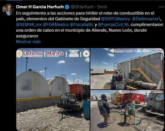 Orden de cateo en el municipio de Allende, Nuevo León. Foto: X @OHarfuch