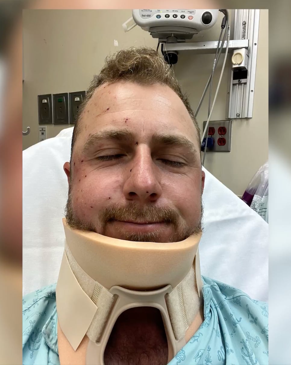 'Blood everywhere': Korn Ferry Tour pro tells story of scary car ...