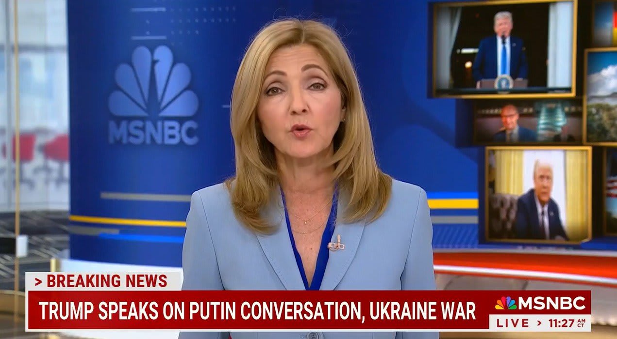 'What's also not true' MSNBC anchor rips apart Trump's new Oval Office