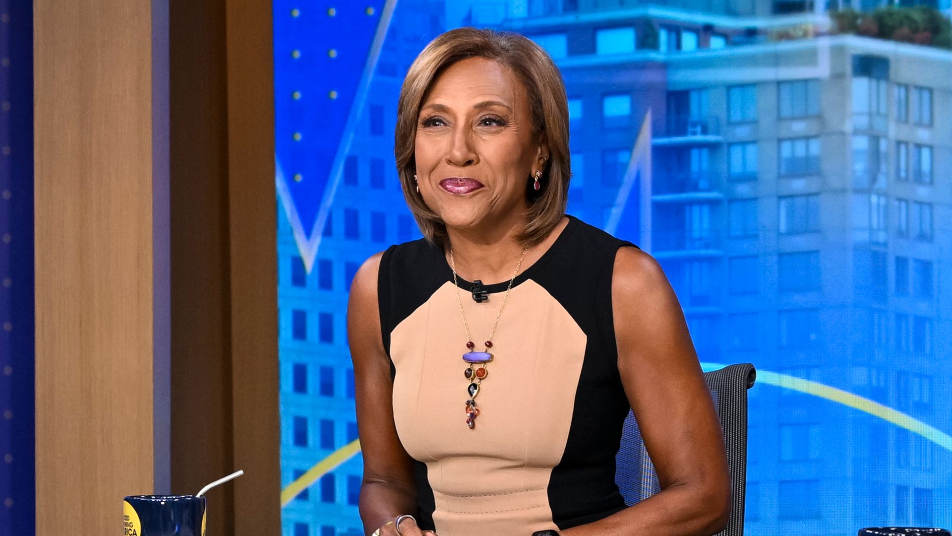 Robin Roberts in the GMA studios 