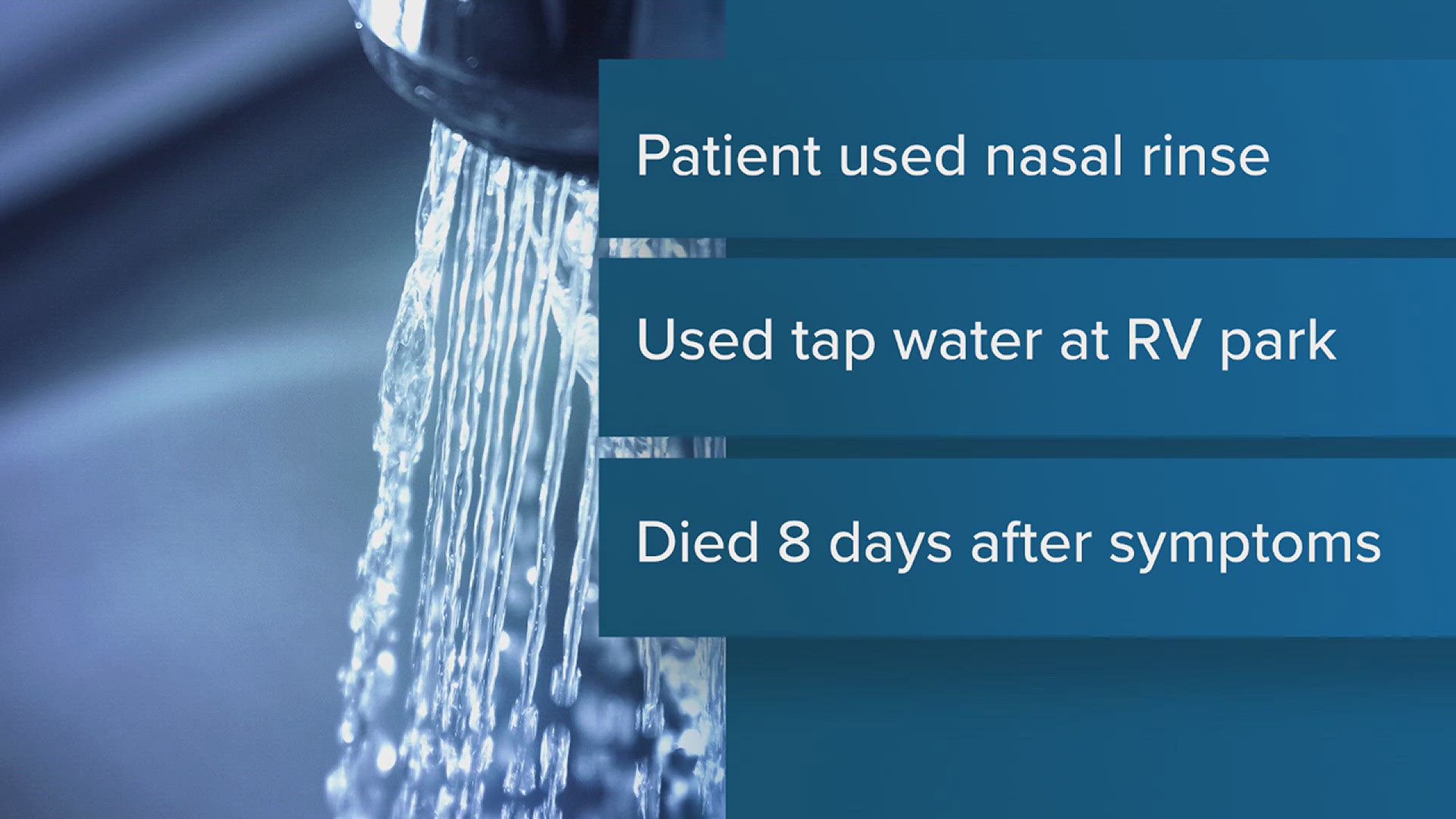 Texas woman dies from braineating amoeba after using tap water in