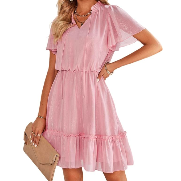chinese dress ladies Amazon.com: Light Pink Dress For Women