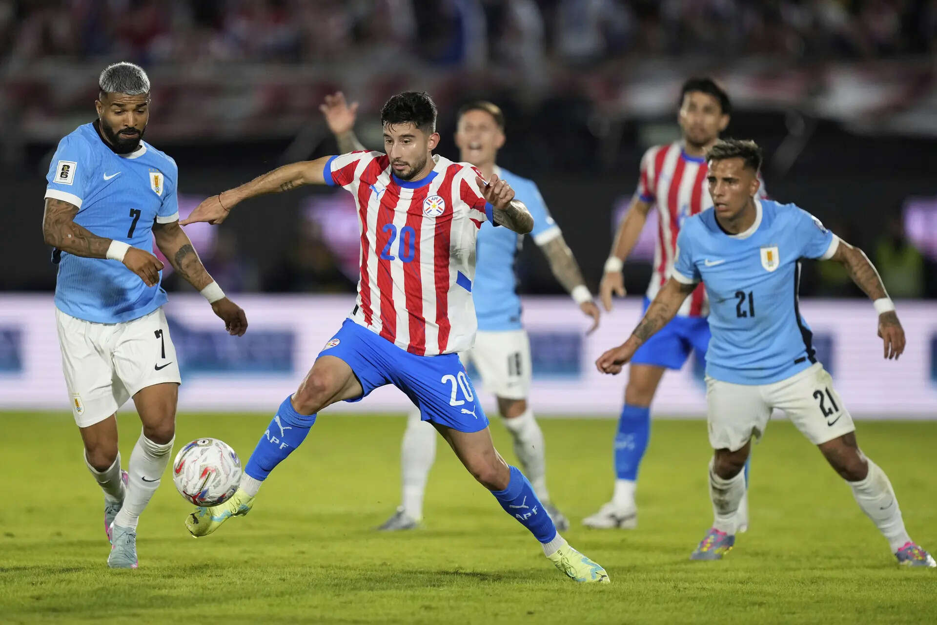 Paraguay Vs Uruguay Lineups Confirmed For 2026 World Cup Qualifier At