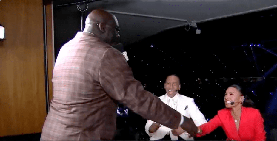 Shaq bombards ESPN’s ‘NBA Countdown’ set before NBA Finals Game 1