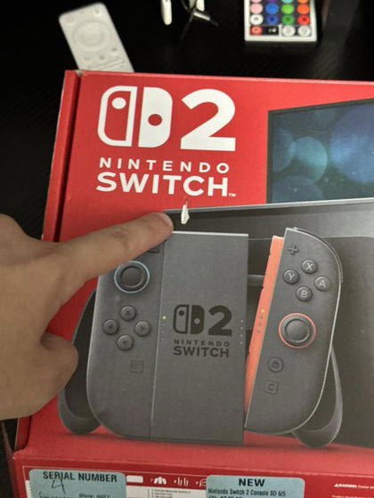 想像を超えての 発売日にNintendo Switch 2をゲットも「販売店がレシートを Nintendo Switch