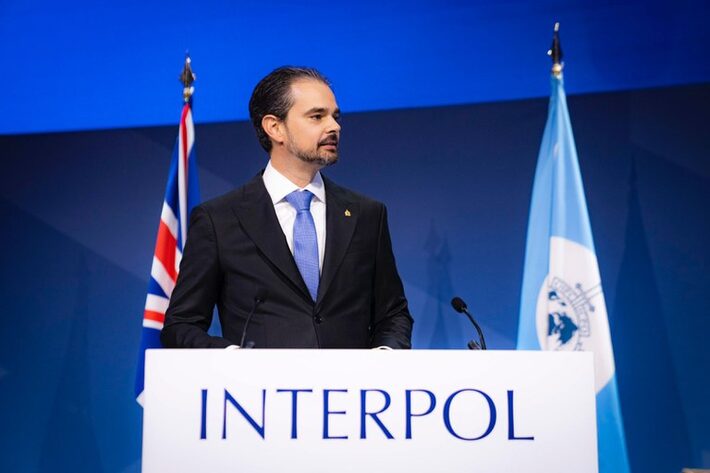 Delegado da Polícia Federal brasileira Valdecy Urquiza foi nomeado como secretário-geral da Interpol Foto: Reprodução/Polícia Federal