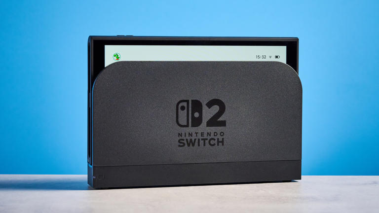 A Nintendo Switch 2 handheld console