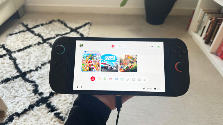 Switch 2 charging through USB cable