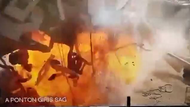 Man seen entering yacht cabin moments before it explodes - and survives