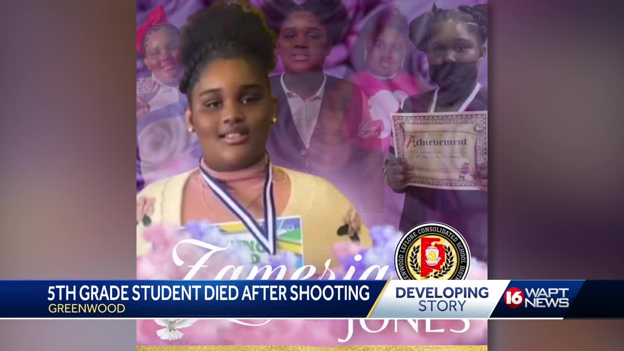 Greenwood 5th grader dead after being shot