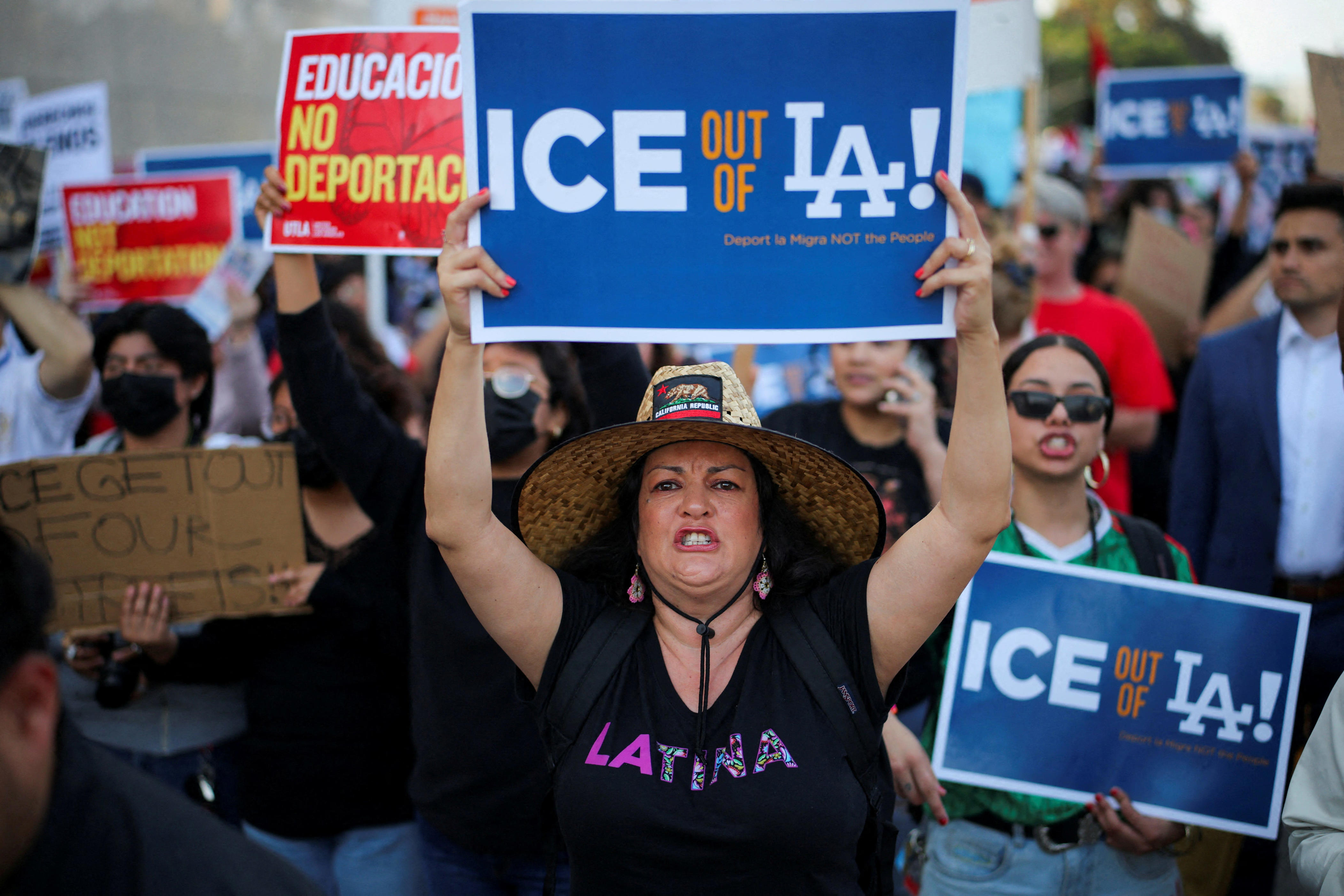 Where weekend 'ICE out' protests are planned across California