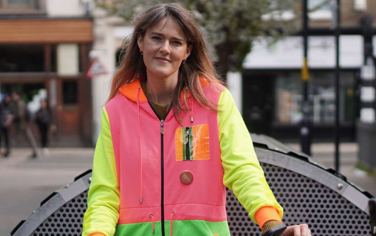 I wrote 'I'm terrified' on my back to stop drivers intimidating me