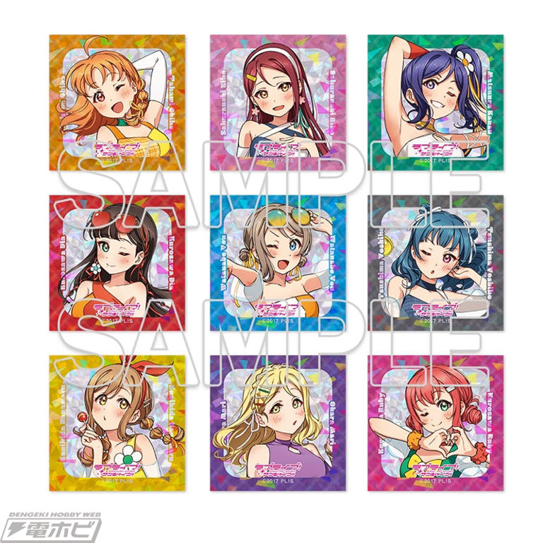 ラブライブ！サンシャイン!! キャラファイングラフ