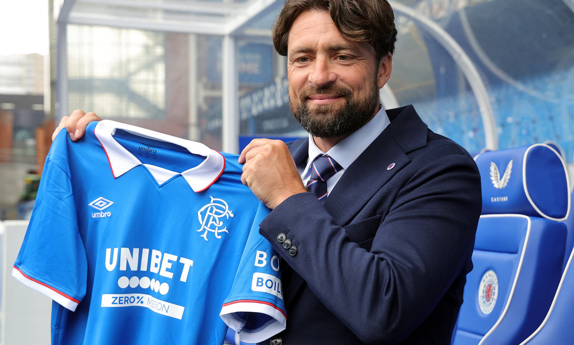 Martin learned all about Ibrox folklore drinking whisky in the jacuzzi ...