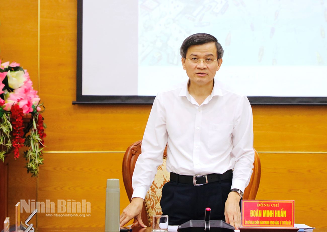 Ninh Bình thành lập Ban Chỉ đạo giải phóng mặt bằng Dự án đường sắt tốc độ cao Bắc - Nam