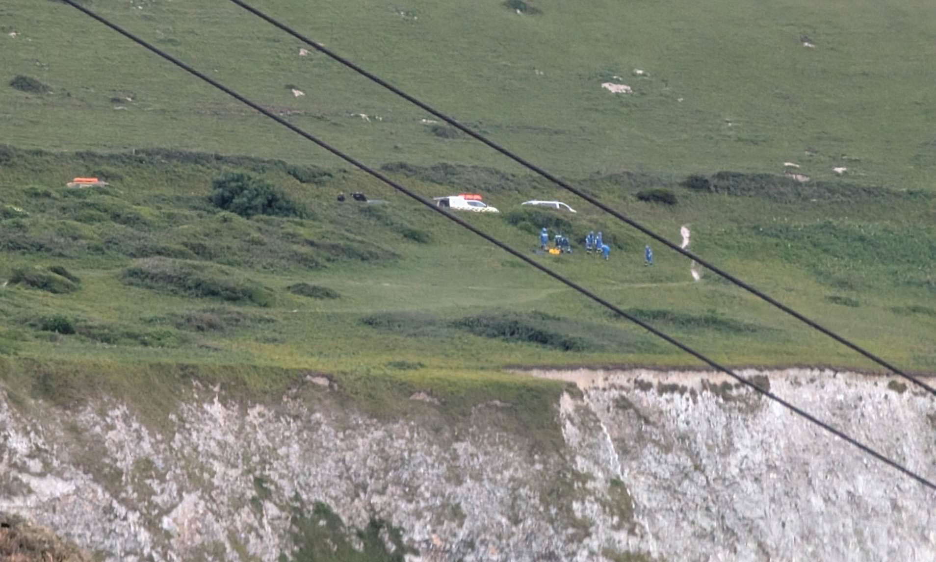 Two dead after car plunges 300ft off cliff at beauty spot 'as horrified(02)