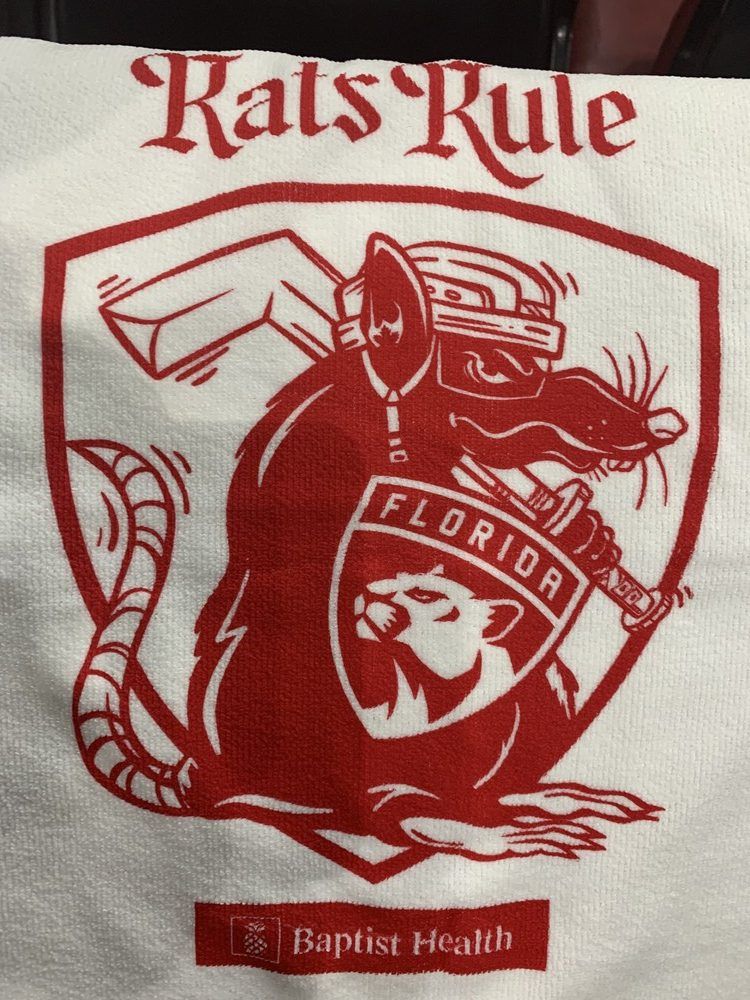 Panthers' Game 3 rat towel gimmick trolls Leafs, Canes and Bolts